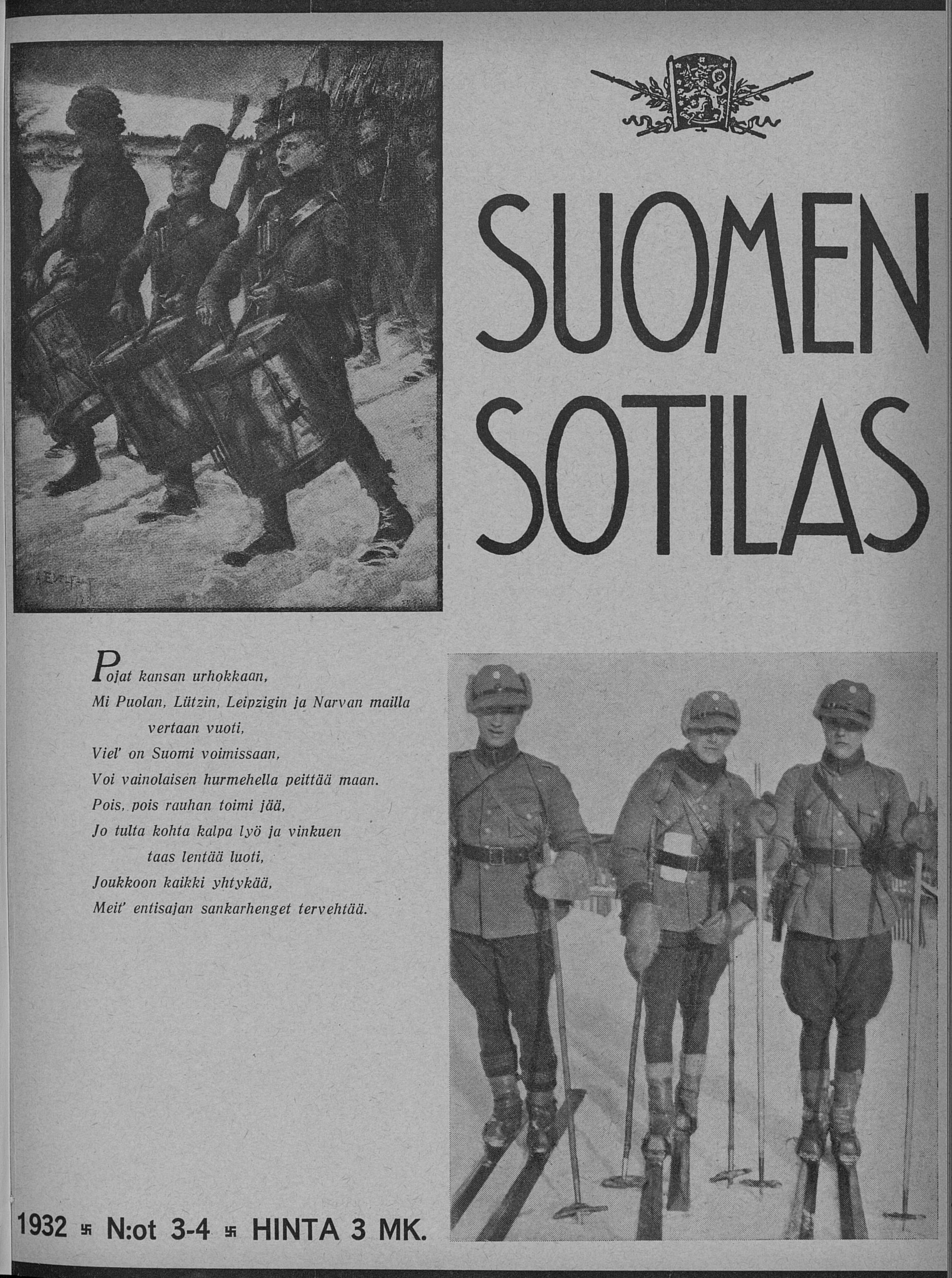  Suomen Sotilas no 3-4 - Digitaaliset aineistot -  Kansalliskirjasto