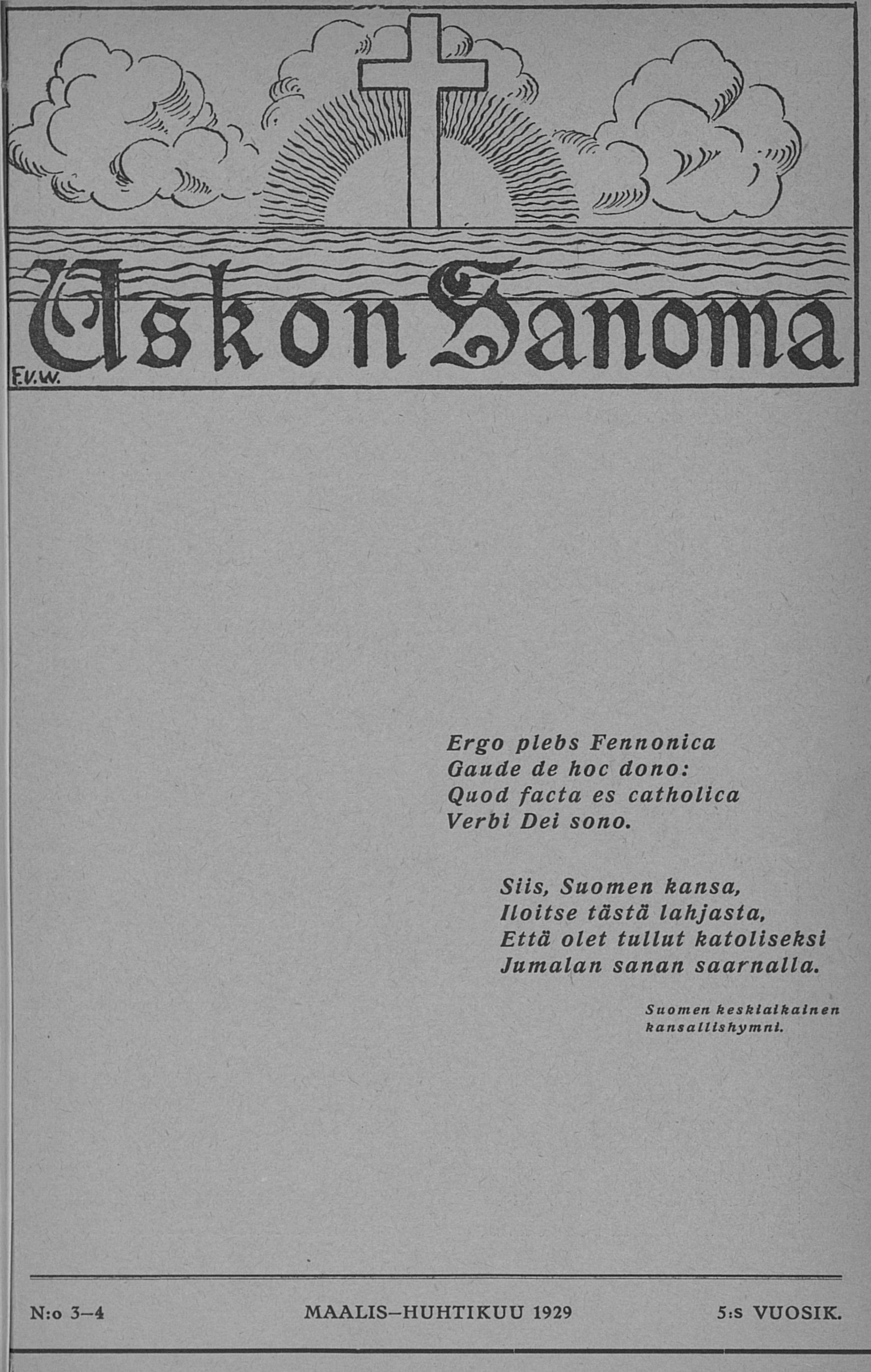  Uskon sanoma no 3-4 - Digitaaliset aineistot - Kansalliskirjasto