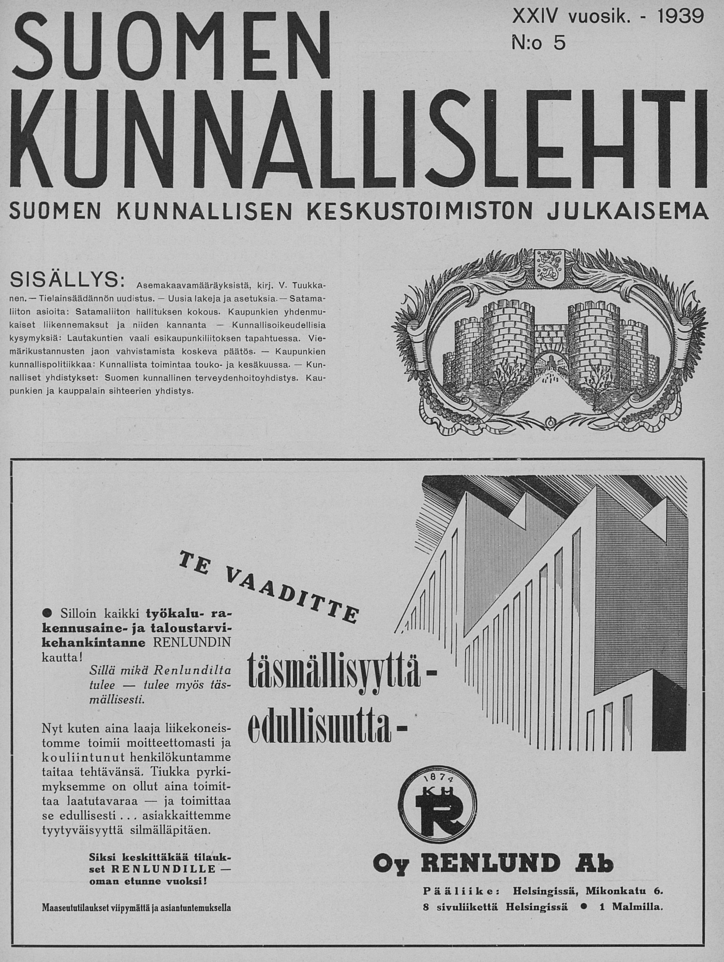  Suomen kunnallislehti no 5 - Digitaaliset aineistot -  Kansalliskirjasto