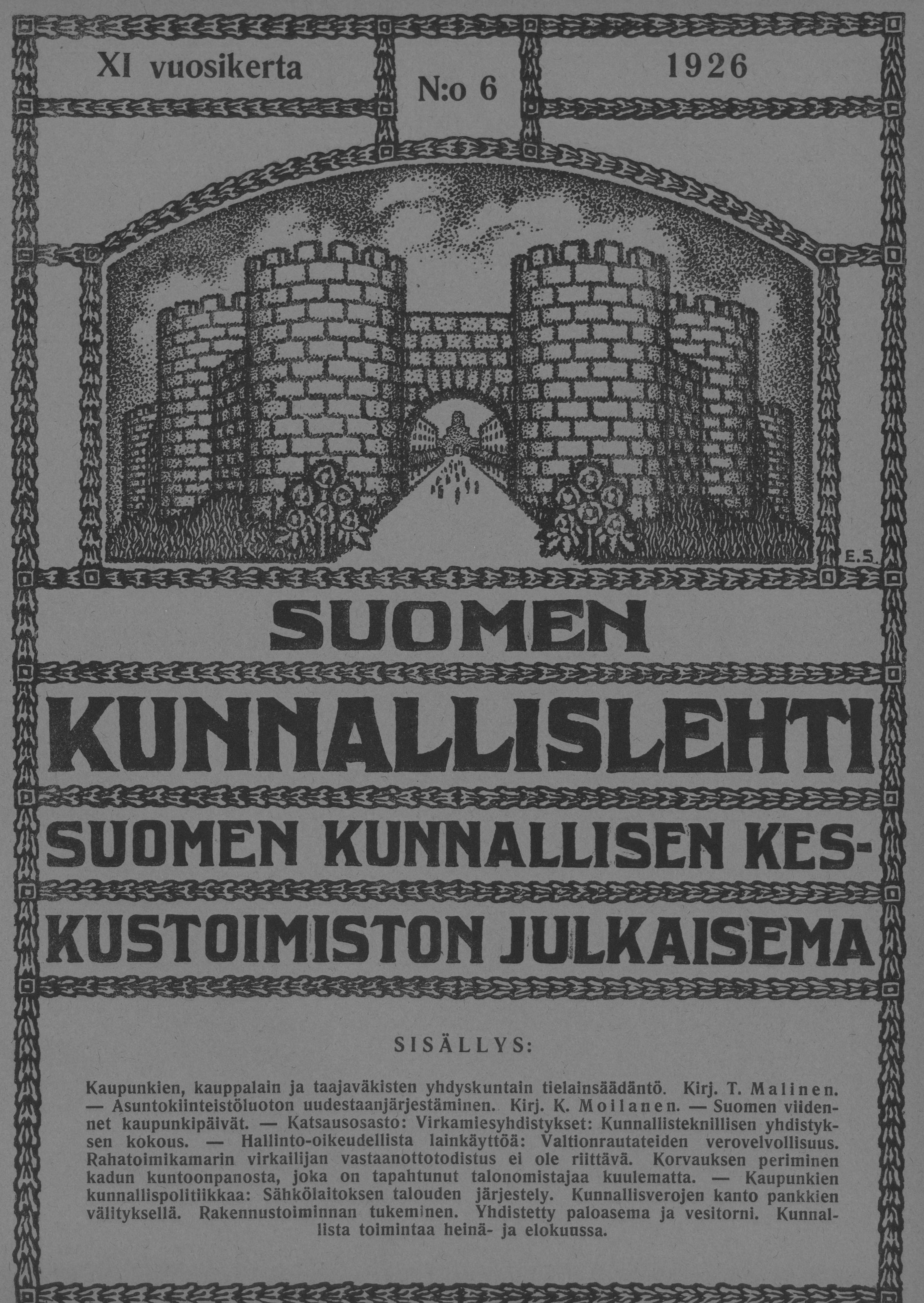  Suomen kunnallislehti no 6 - Digitaaliset aineistot -  Kansalliskirjasto