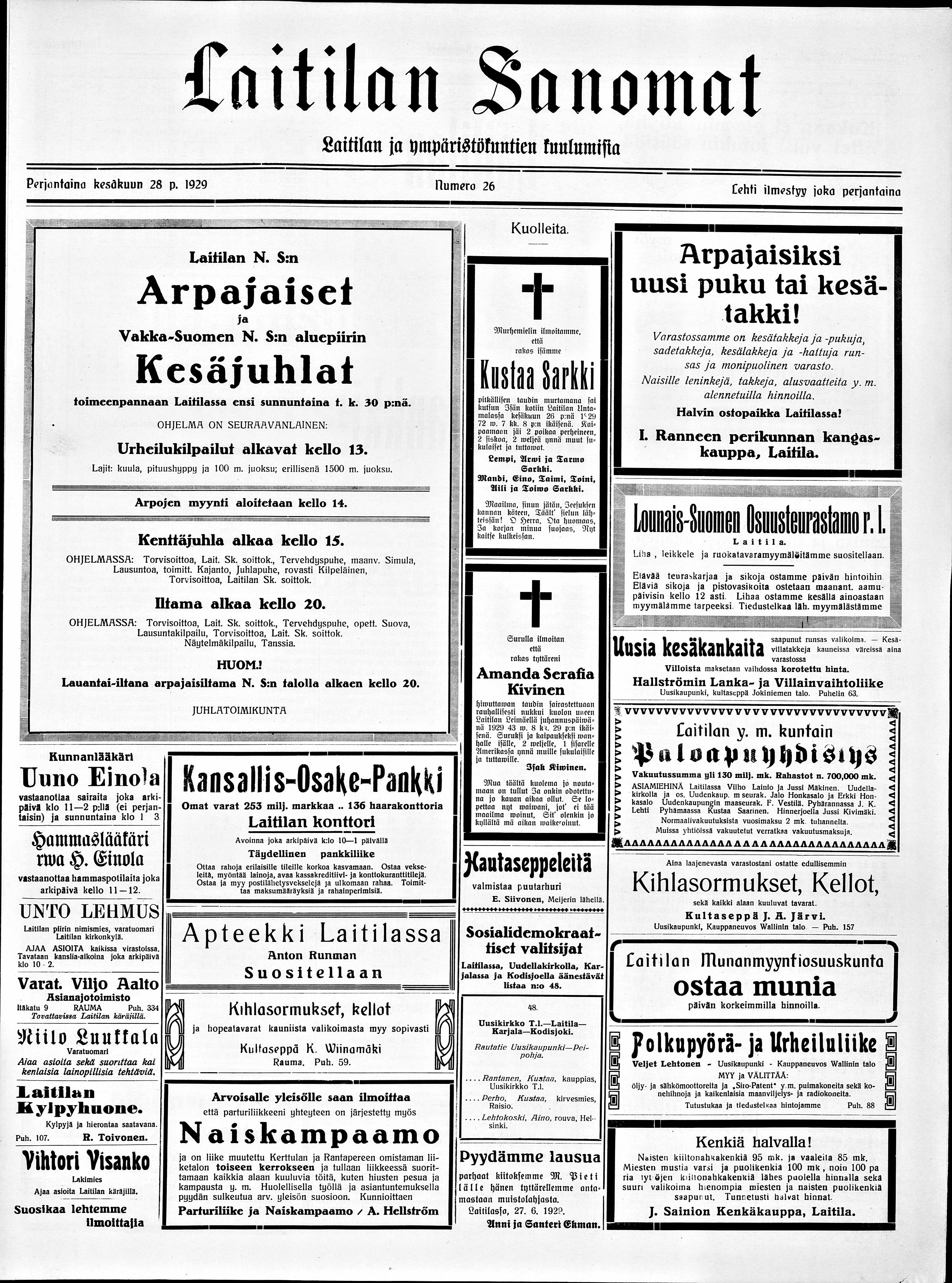 Digitaaliset aineistot - Kansalliskirjasto