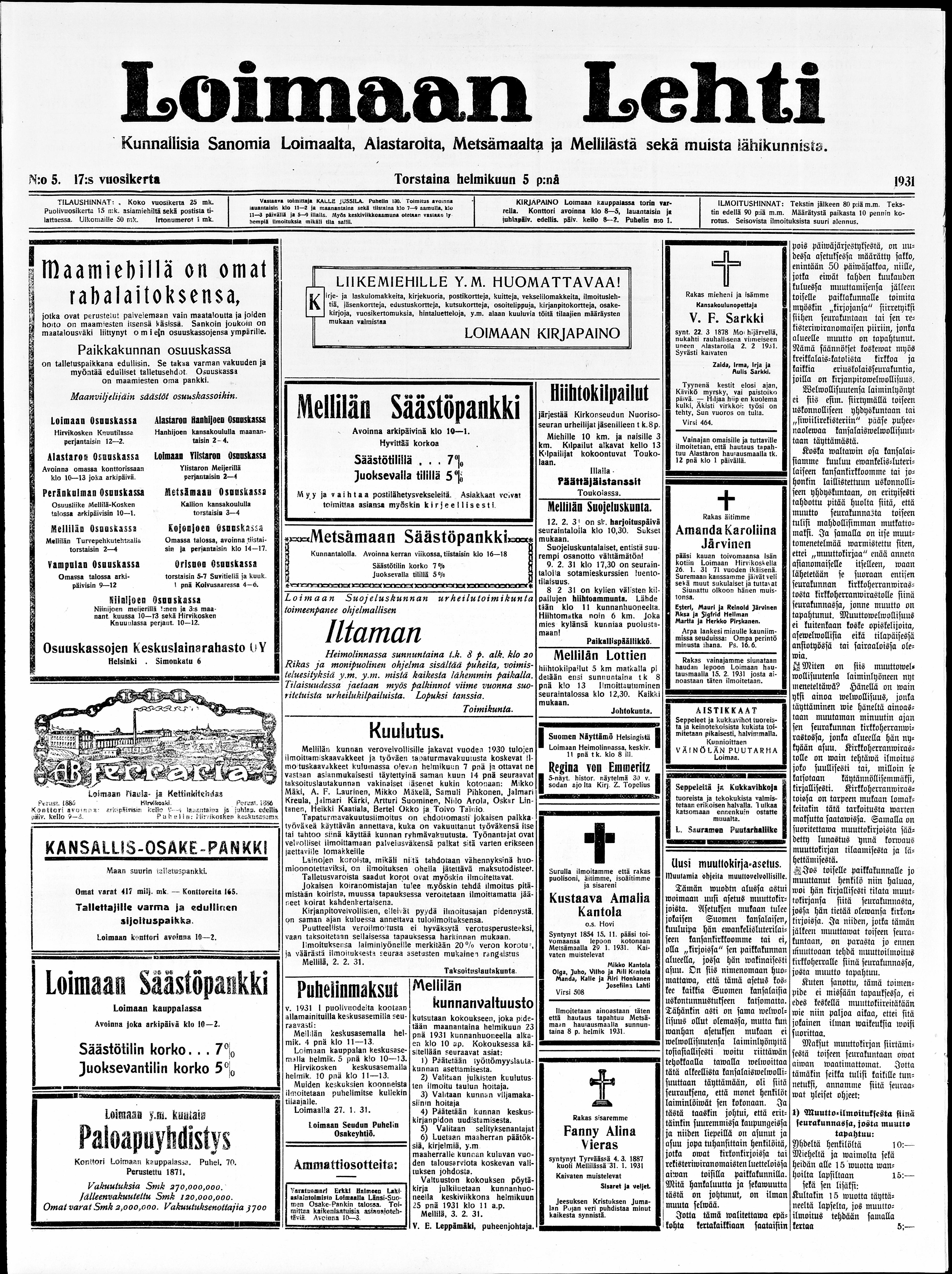 Digitaaliset aineistot - Kansalliskirjasto