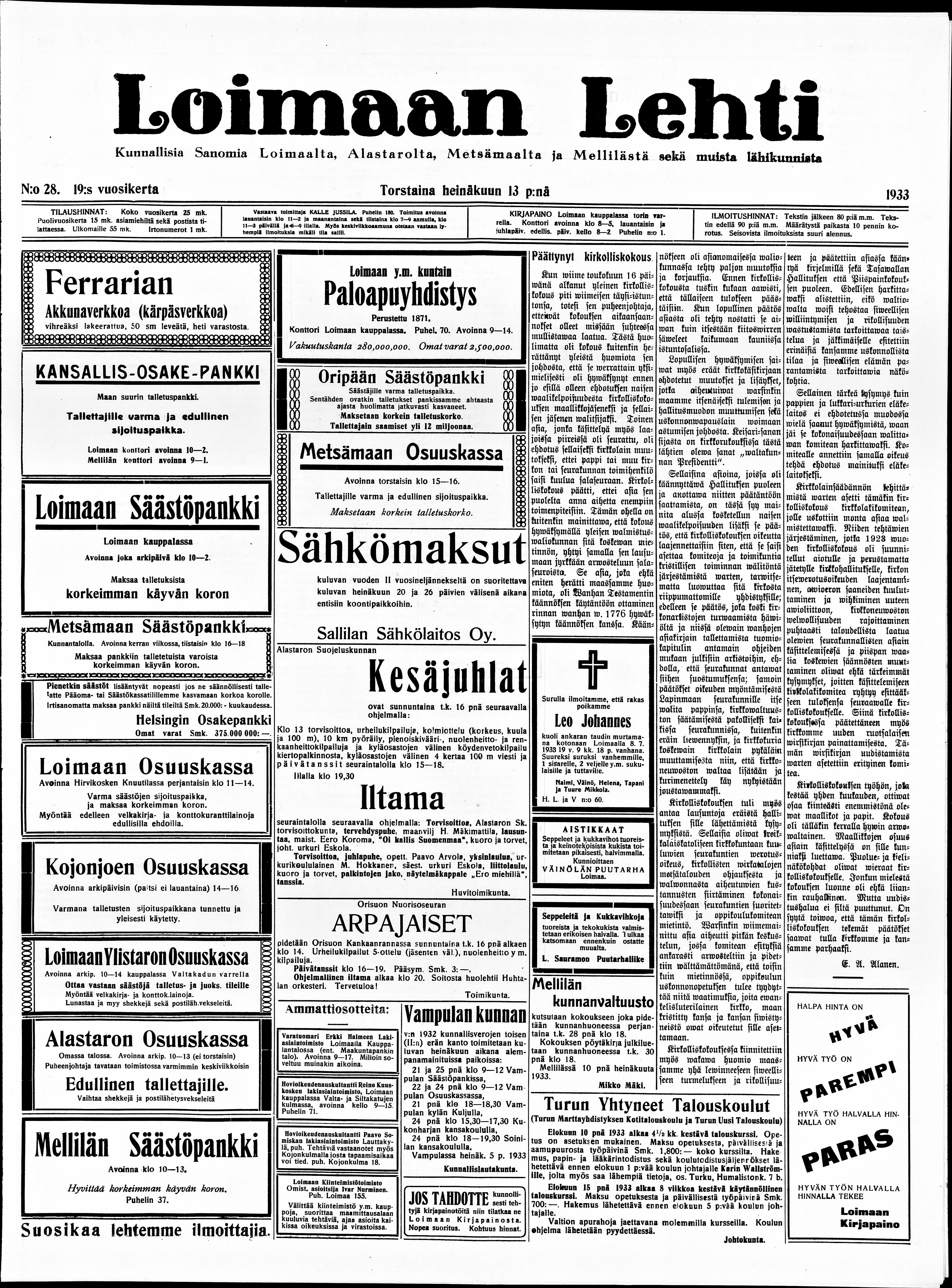 Digitaaliset aineistot - Kansalliskirjasto