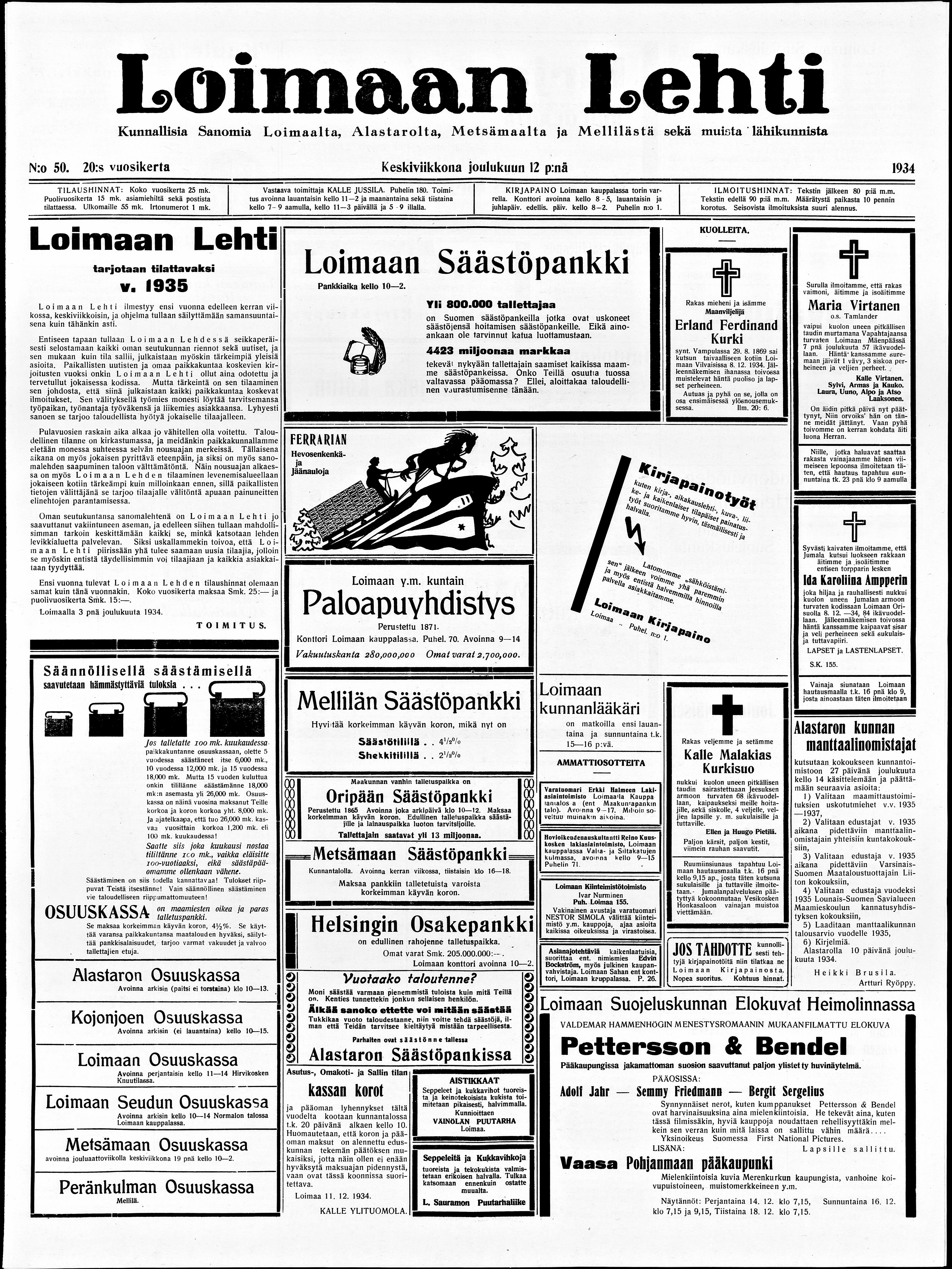 Digitaaliset aineistot - Kansalliskirjasto
