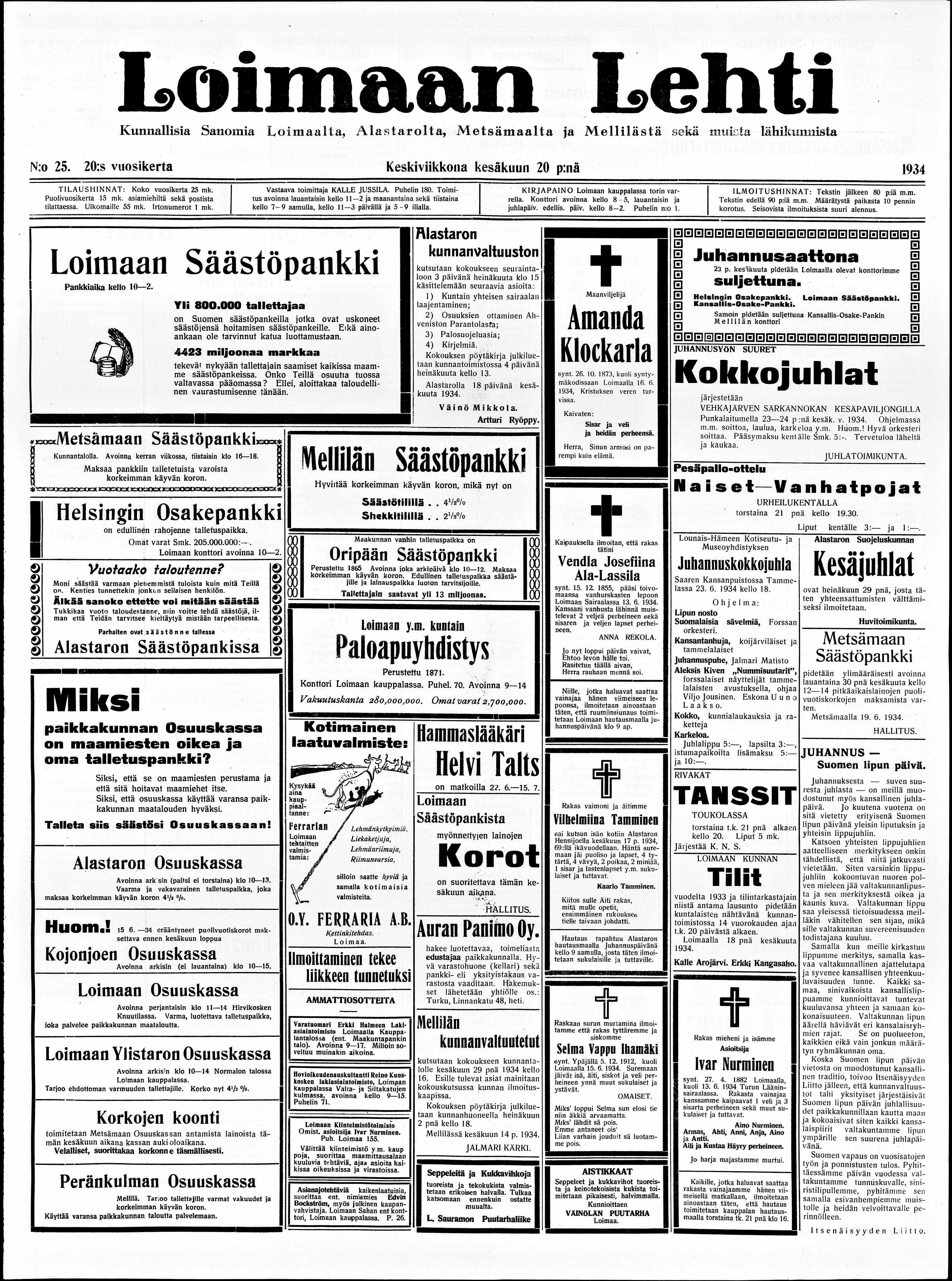 Digitaaliset aineistot - Kansalliskirjasto