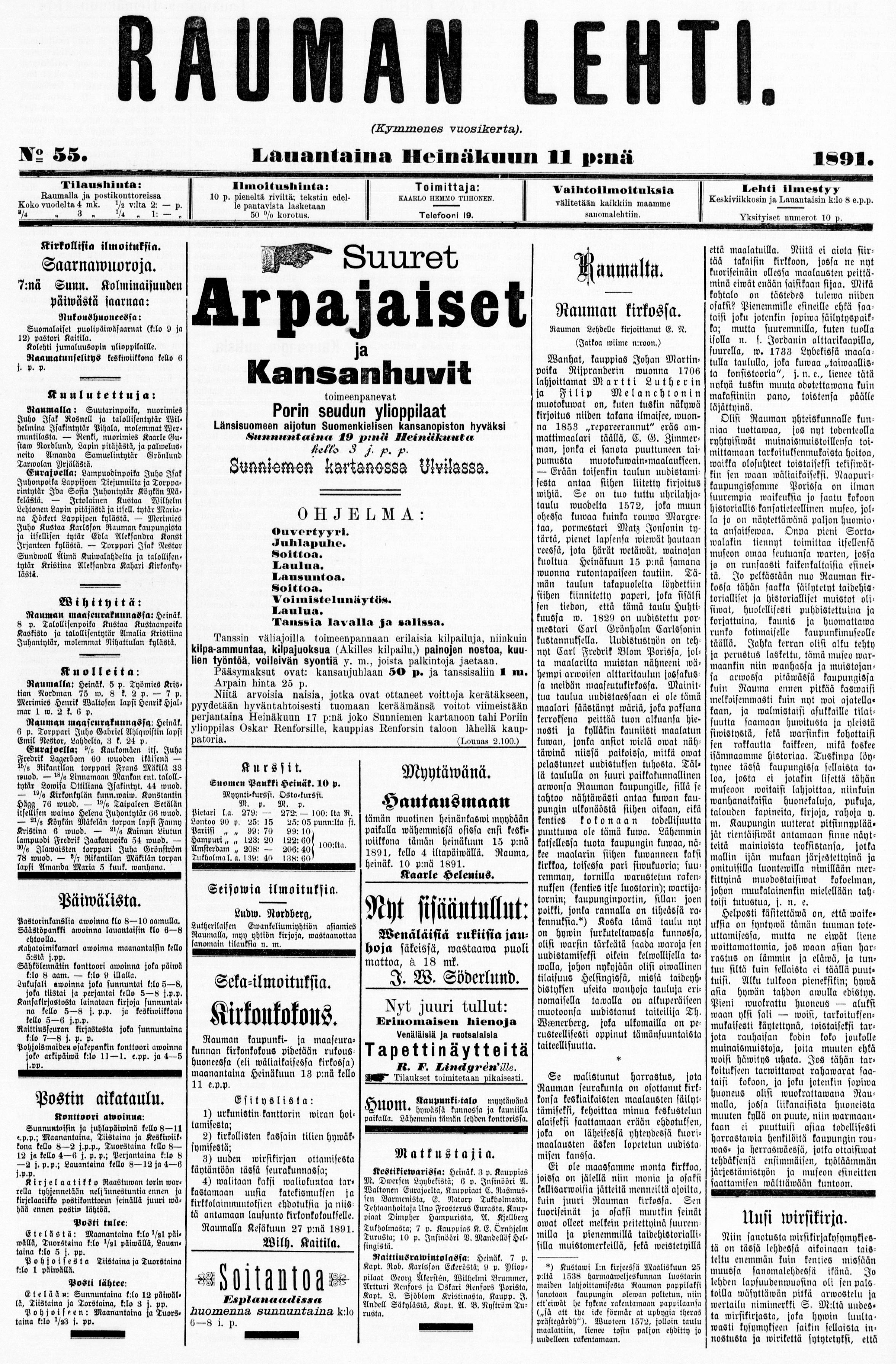 Digitaaliset aineistot - Kansalliskirjasto